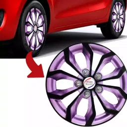 Auto Pearl R13 ress T 33.02 cm (13 Inch) ype With Retention Ring PTAC1134 Wheel Cover for Nissan Micra Active38.1 cm-image-95