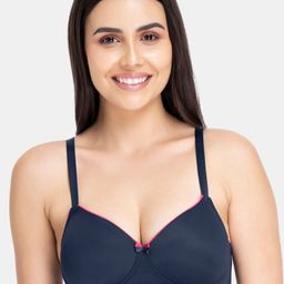Amante Solid Padded Wirefree Casual Chic T-shirt Bra - BRA10901-58