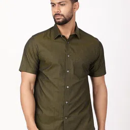 Indian Terrain Men Classic Slim Fit Casual Shirt-picture-57