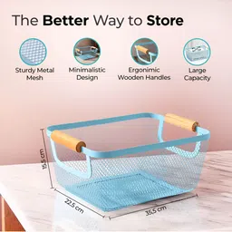 The Better Home Blue Set of 1 Regular Multi-Utility Organisers image 5
