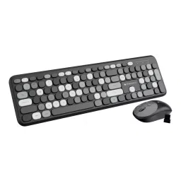 Zebronics Wireless Keyboard & Mouse Set Black & Grey 106 Keys 2.4 GHz, ZEB-Companion 302-15
