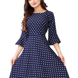 Faxmon Fashion Women Crepe Kurtas-picture-14