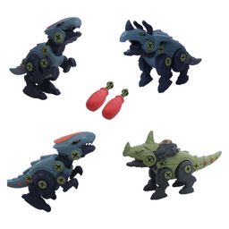 WOW Toys - Delivering Joys of Life Pack of 4 DIY Dinosaurs with Screwdriver, Multicolour-1