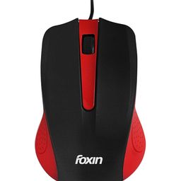 Foxin Classy Wired Plug & Play USB Mouse - Red-16