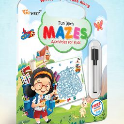 GOWOO Write, Wipe & take Along Play with Mazes With Pen| Maze Marvels: Write, Wipe, Play-7