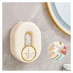 House of Quirk Wall-Mounted Tissue Holder  Elegant Storage Solution for Bathroom Tissue-Beige-16