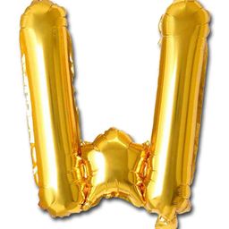Decor Mantra W letter alphabet foil baloon is perfect for birthday decoration- Gold - Pack of 1-image-76