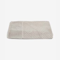 Fabindia Palash Beige Striped Cotton 500 GSM Pile Bath Towel-image-94