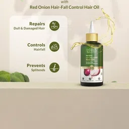 Lotus Botanicals Set Of 3 Red Onion Hair Fall Control Hair Oil & Mineral Oil- 200ml Each image 2