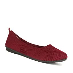 Bata Women's Jess Red Flat Ballets-image-24