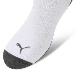 Puma Dark Grey & White Cotton Color Block Socks Set of 2 image 4