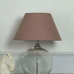 Kapoor Lamp Shades Glass & Metal Moffat Table Lamp With Cotton Shade-29