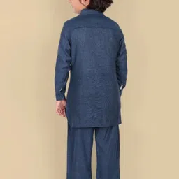 Mera Rang Boys Regular Thread Work Kurta with Salwar image 5
