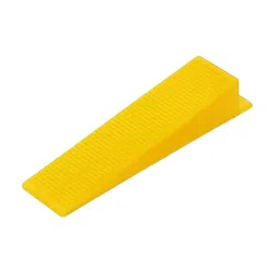 FLAMINGO ENTERPRISE Tile Leveling System Kit with Lever Tool 360° Readability Non-Magnetic White & Yellow 5 cm Length 4 mm Thickness (Pack of 1 Kit) image 2