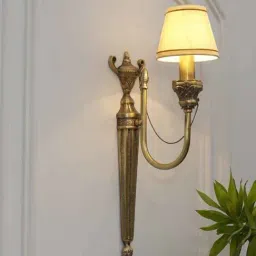 Kapoor Lamp Shades Brass Antique Wall Light-picture-25