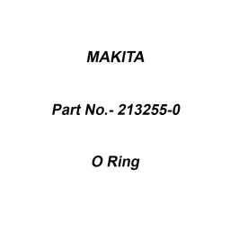 Makita Black Rubber O Ring Size 18 for 4100NH, Part No 213255-0-image-70