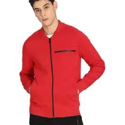 Puma Red Full Sleeves Jacket-image-55