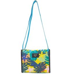 Caprese Octavia Ochre Canvas Printed Sling Handbag-picture-16