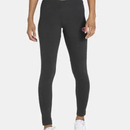 Puma Dark Grey Textured Tights-image-5