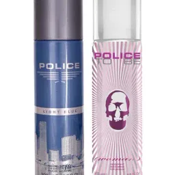 Police Light Blue & To Be Woman Deo Combo Set-image-50