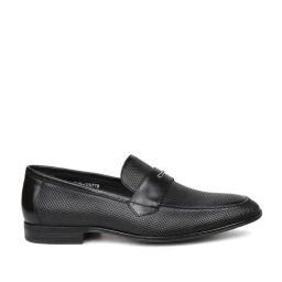 Atesber by Inc.5 Men's Black Formal Loafers-image-81