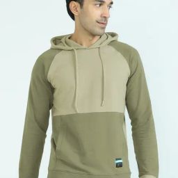 XYXX Olive Regular Fit Hooded Sweatshirt-picture-12