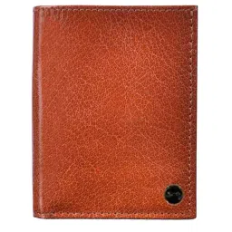 BELWABA Tan Casual Leather Bi-Fold Wallet for Men-10