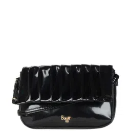 Baggit Black Textured Medium Sling Handbag-image-27