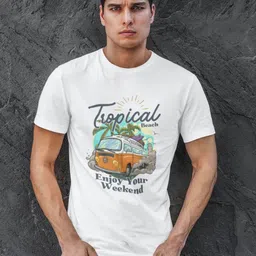 MORDEN MUSE Graphic Printed Pure Cotton T-shirt-picture-7