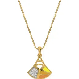 Kisna Diamond & Gold Jewellery 18k Firise Pendant-picture-31