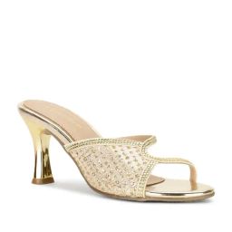 Marie Claire by Bata Women's Gold Casual Stilettos-image-95