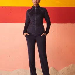 Lakshita Self Design Velvet Tracksuit-image-49