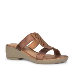 Bata Women's Brown Casual Wedges-image-30