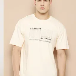 Alcis White Printed Regular Fit Printed T-Shirt-picture-25