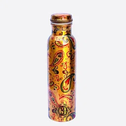 DSH Crafting Your Curiosity Printed Copper Toned Water Bottle 800 ML-image-89