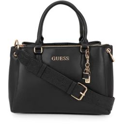 Guess Women Black Solid Satchel Bag-image-35
