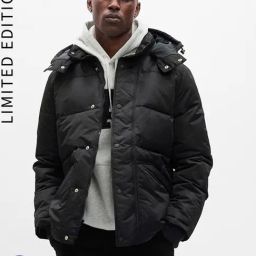 GAP Navy Regular Fit Solid Jacket-image-94
