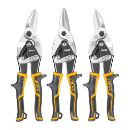 Ingco Alloy Steel Aviation Snip Set Left, Right and Straight Cut with TPR Handle, HTSNK0110 (Set of 3)-image-27
