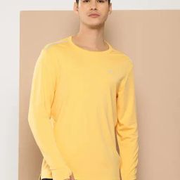 Alcis Yellow Regular Fit T-Shirt-image-91