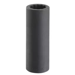 FACOM 12.7 mm (1/2 Inch) Square Drive Long Impact Socket 12 Points 32 mm, NSD.32L-40