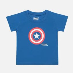 Bodycare Kids Royal Blue Cotton Printed T-Shirt-picture-16