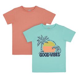 mothercare Boys Pack Of 2 Printed Round Neck T-shirt-image-79