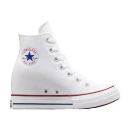 Converse Women's Chuck Taylor All Star Classic Internal Wedge High Top White Sneakers-picture-33