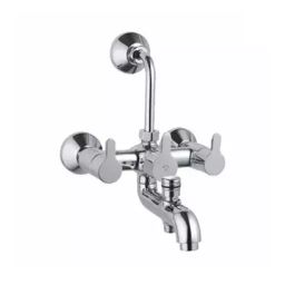 Jaquar Fusion Three In One Wall Mixer Bathroom Faucet - FUS-CHR-29281-image-4