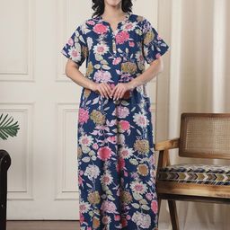 Indreams Printed Maxi Nightdress-image-86