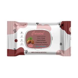 CURSIVE Refreshing Cedarwood 3-In-1 Hand Body & Face Wet Wipes - 25 Pulls-image-69