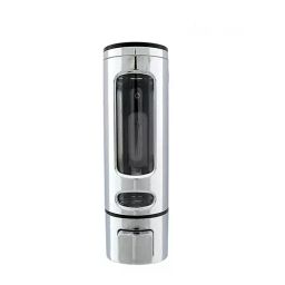Aquieen Silver Wall Mounted Liquid Soap Shampoo Sanitizer Dispenser Holder, AQN 588-image-22