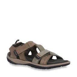 Woodland Men's Khaki Floater Sandals-image-98