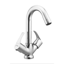Jabra Center Hole Basin Mixer (L) Brizo Series Brass Chrome Finish Deck Mount Silver-image-67