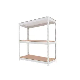 StorageNest 3 Tier Rust Proof Metal Rack White, ‎SN3T002WT-picture-1